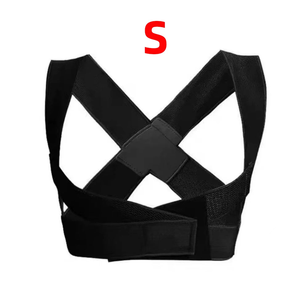 Corretor postural com suporte para lombar