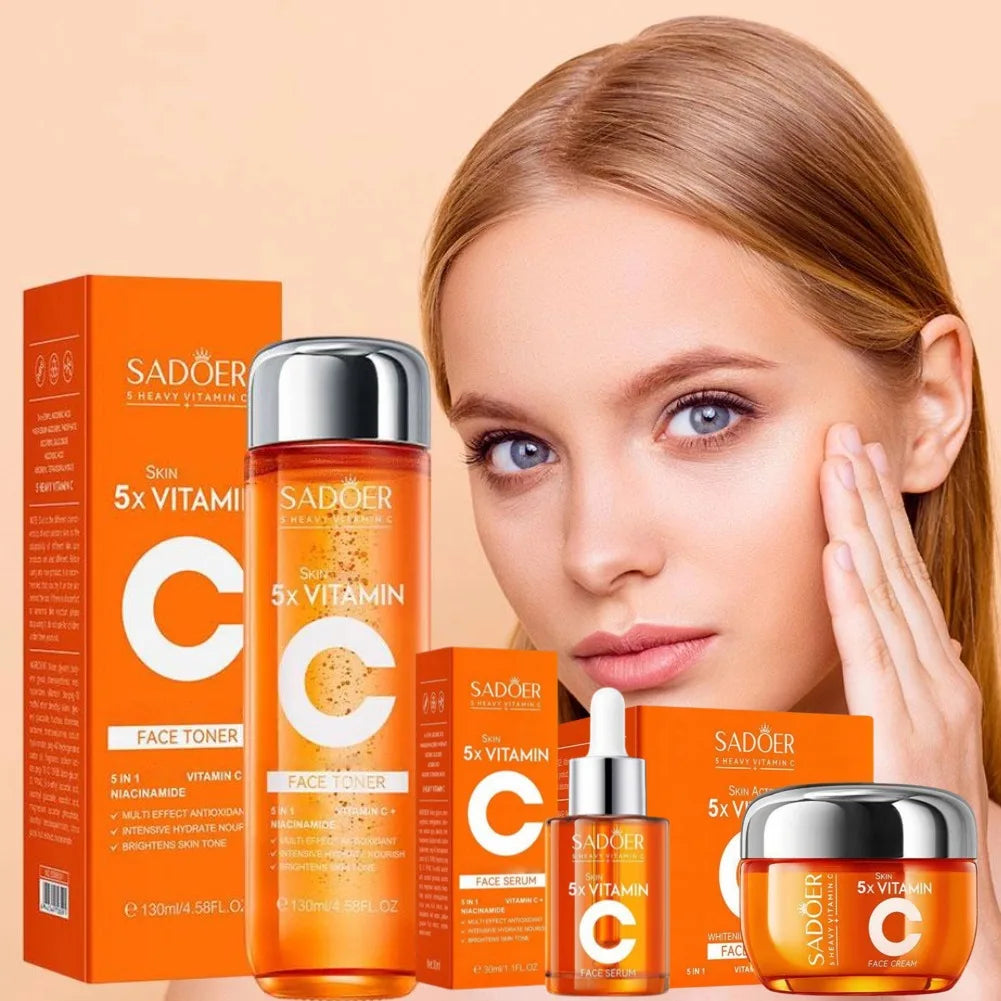 Kit de Cuidados com a Pele com Vitamina C