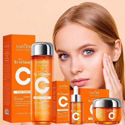 Kit de Cuidados com a Pele com Vitamina C