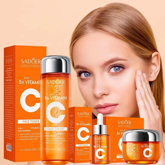 Kit de Cuidados com a Pele com Vitamina C