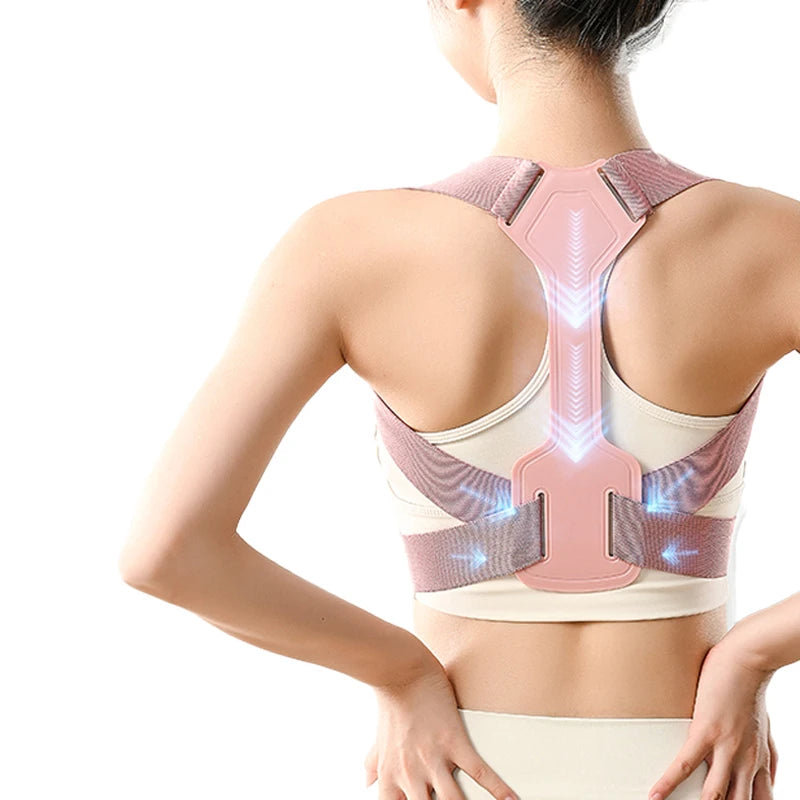 Corretor postural com suporte para lombar