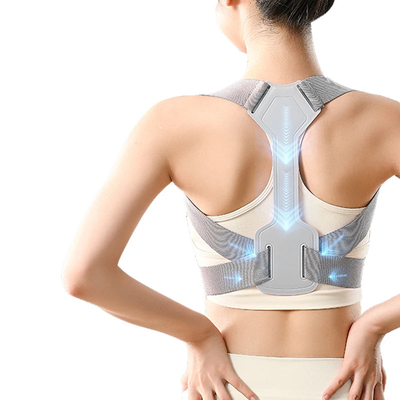 Corretor postural com suporte para lombar