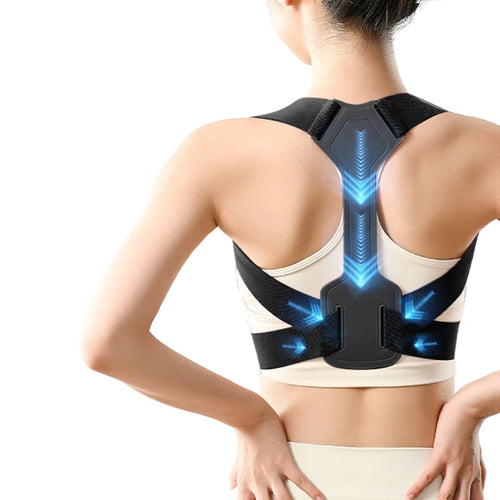 Corretor postural com suporte para lombar