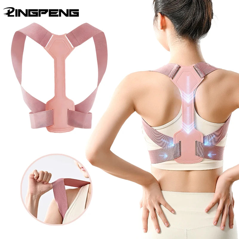 Corretor postural com suporte para lombar